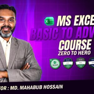 MS excel Basic to Advanced Course