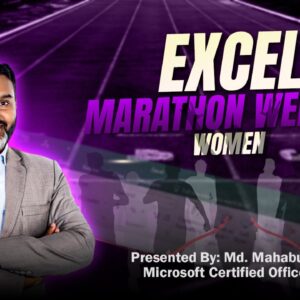Excel 45 Days Marathon Webinar For Woman